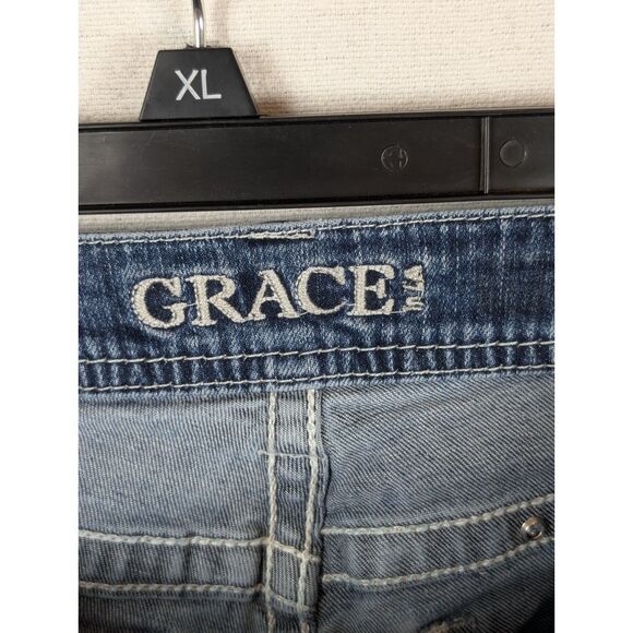 Grace in LA Bedazzled Jeans Women's Size 27 - Picture 11 of 13